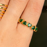 Emerald Heart Ring