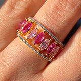 Ruby Marquise Love Ring