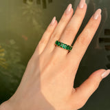 Emerald Baguette Ring