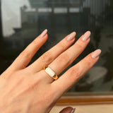 White Enamel Ring