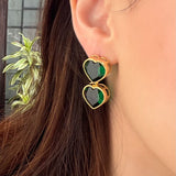 Hearty Drop Earrings