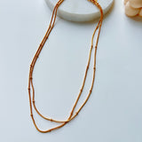 Double chain Layering necklace