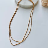 Double chain Layering necklace